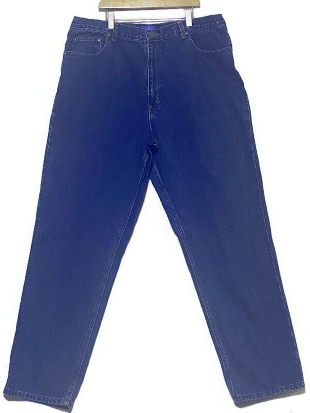 B.E. Blues Men's Regular Fit Jeans 40x32 Style 3500 Blue Denim